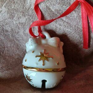 Lenox Just Jingles Round Bell w/ Bow Ornament